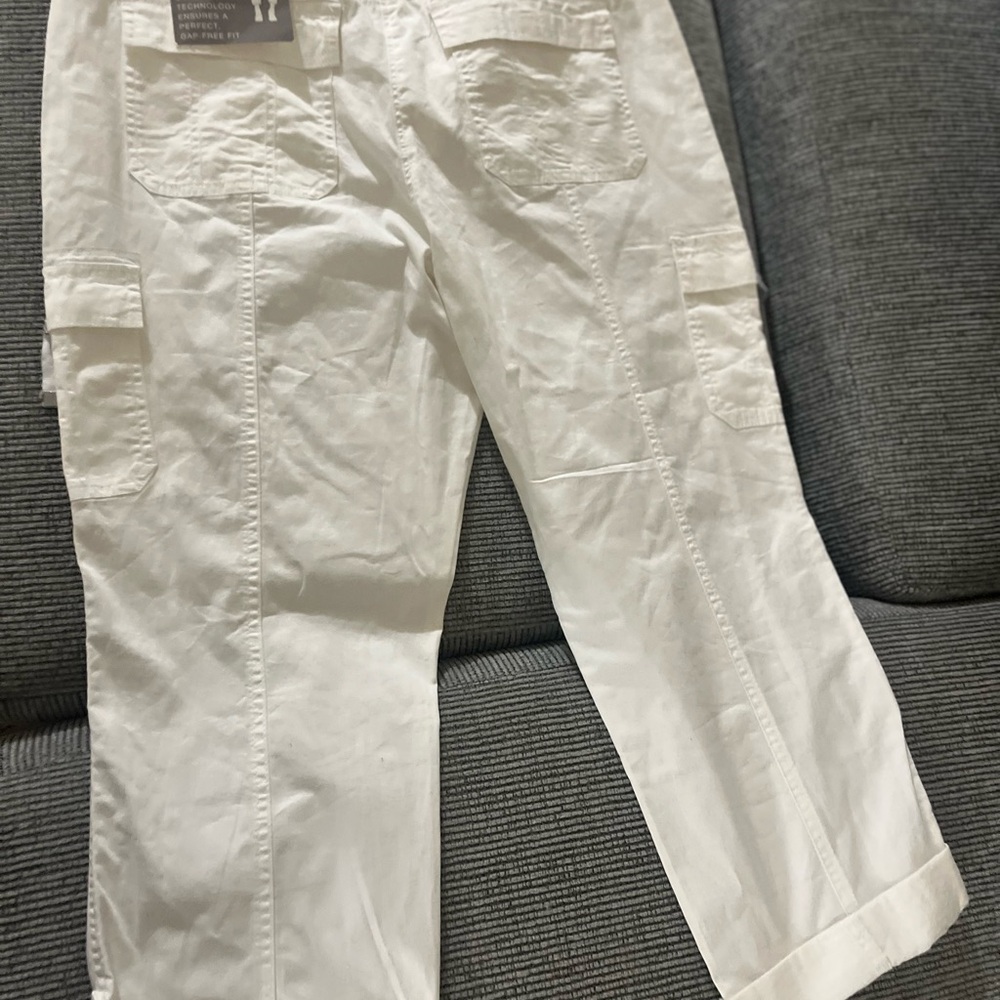 Brand new white mide rise pant est c 1946 - Picture 4 of 4